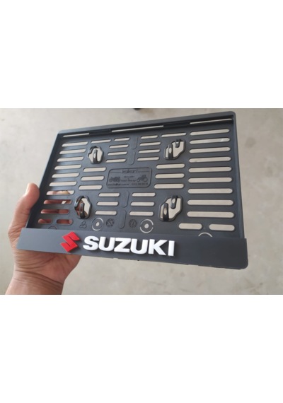 Kabartma Yazılı Suzuki Takmatik Motorsiklet Mat Pleksi Plakalık