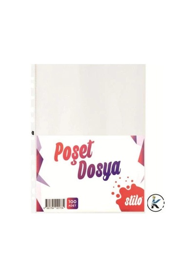 A4 Poşet Dosya 100'lü Saydam 30 Mic. Diğer