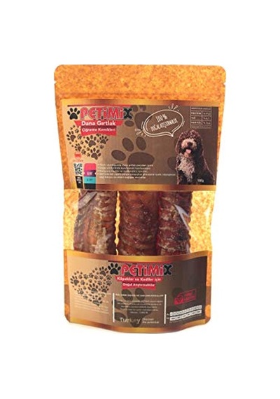 Dana Gırtlak Çiğneme Kemikleri 100g Köpek Ödülü