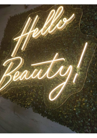 Hello Beauty Neon Led Tabela 50x70cm