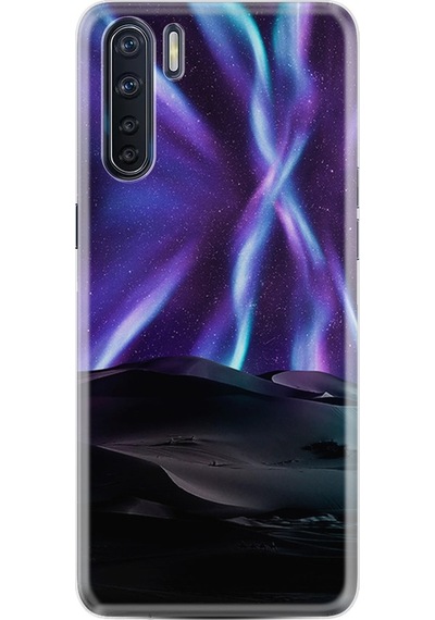 Oppo A31 Kılıf Silikon Desenli Kuzey Iışkları 1864