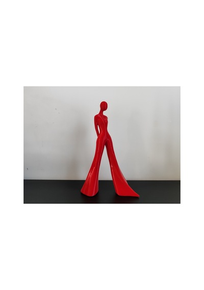 Soyut Kadın Figürü 23 Cm Modern Heykel, Dekoratif Biblo