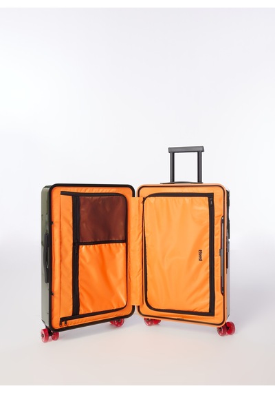 Yeşil Unisex 45x70x25 Cm Çekçekli Sert Valiz Floyd Check In - Vegas