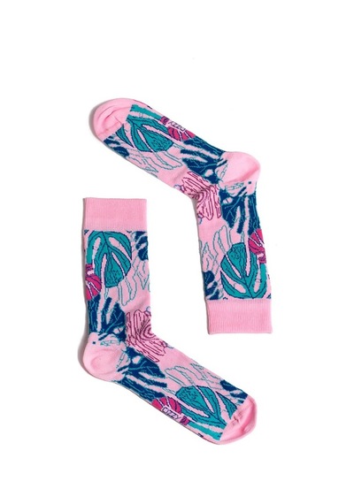 Ozzy Socks Çiçek Desenli Çorap (407226950) Çok Renkli