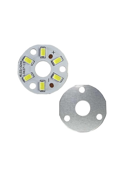 5730 12v 3w 32mm Beyaz Led Modül Aluminyum Pcb 6 Led Lamba Aydınlatma Işık