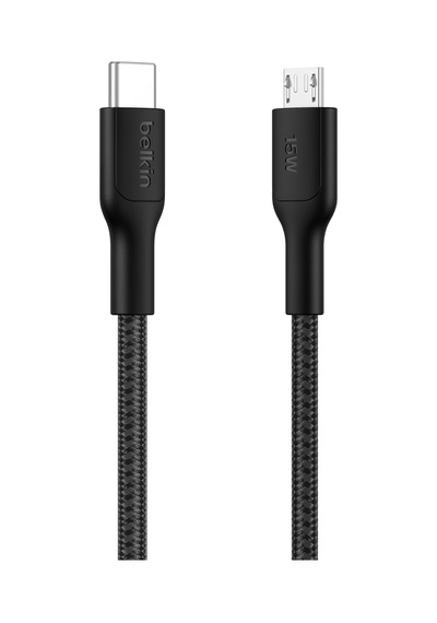 Belkin Eco Usb-c - Micro Usb Kablosu, 1 M, Yumuşak, Örgülü, Esnek Hızlı Şarj Kablosu, Usb-ıf Sertifikalı Type-c Diğer