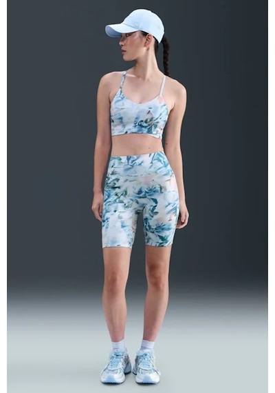 Nike Universa Women's Artist Collection High-waisted 20.5cm Biker Shorts Yüksek Bel Spor Şort Tayt Yeşil
