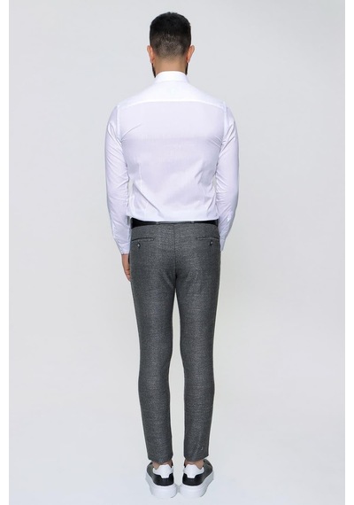 Efor P 1090 Slim Fit Siyah Spor Pantolon Siyah
