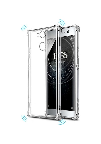 Sony Xperia Xa2 Şeffaf Kılıf Köşelerde Darbelere Karşı Ultra Kalınlık Antishock
