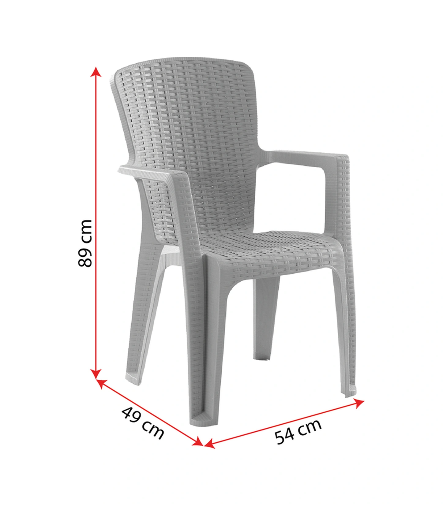 Side 4 Kişilik Rattan Masa Sandalye Takımı Kahve Kahve