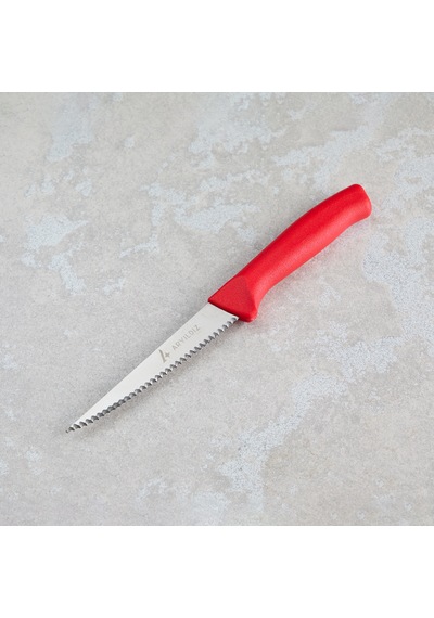 Aryıldız Rexa Tırtıklı Sebze Bıçak Kırmızı 10 Cm Renkli