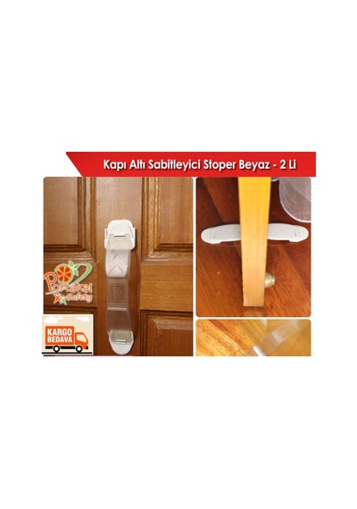 Kapı Altı Stoperi-2 Adet Beyaz