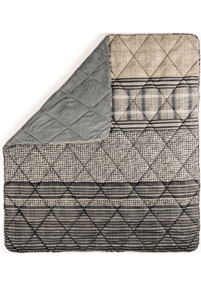Cotton Box Velvet Tek Kişilik Yorgan Timbre Antrasit 155x215 Cm