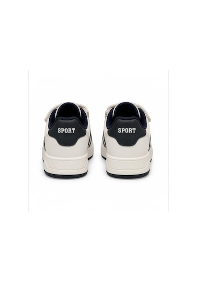 Black Flex Çocuk Cırtlı Sneaker Ayakkabı Beyaz 31-35 57530 Beyaz