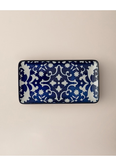 Madame Coco Reve Bleu Verve Dikdörtgen Tabak - 22 Cm - Mavi/beyaz 8684427225677 Çok Renkli