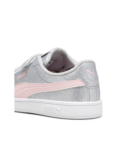 Puma Smash 3.0 Gliz Glam V Ps Çocuk Gri Sneaker
