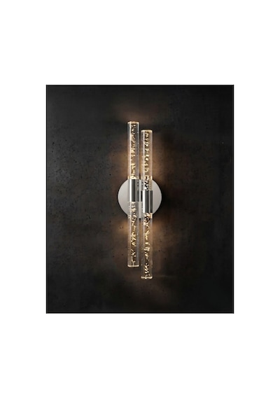 Bubbleflux Dubble Medium 40 Cm Modern Tasarım Led Aplik - Duvar Lambası - Gümüş - Elektrikli - Günışığı Gümüş Elektrikli