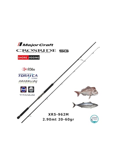 Major Craft Crosride Xr5-962m 2.90mt 20-60gr 2p Shore Jigging Kamış