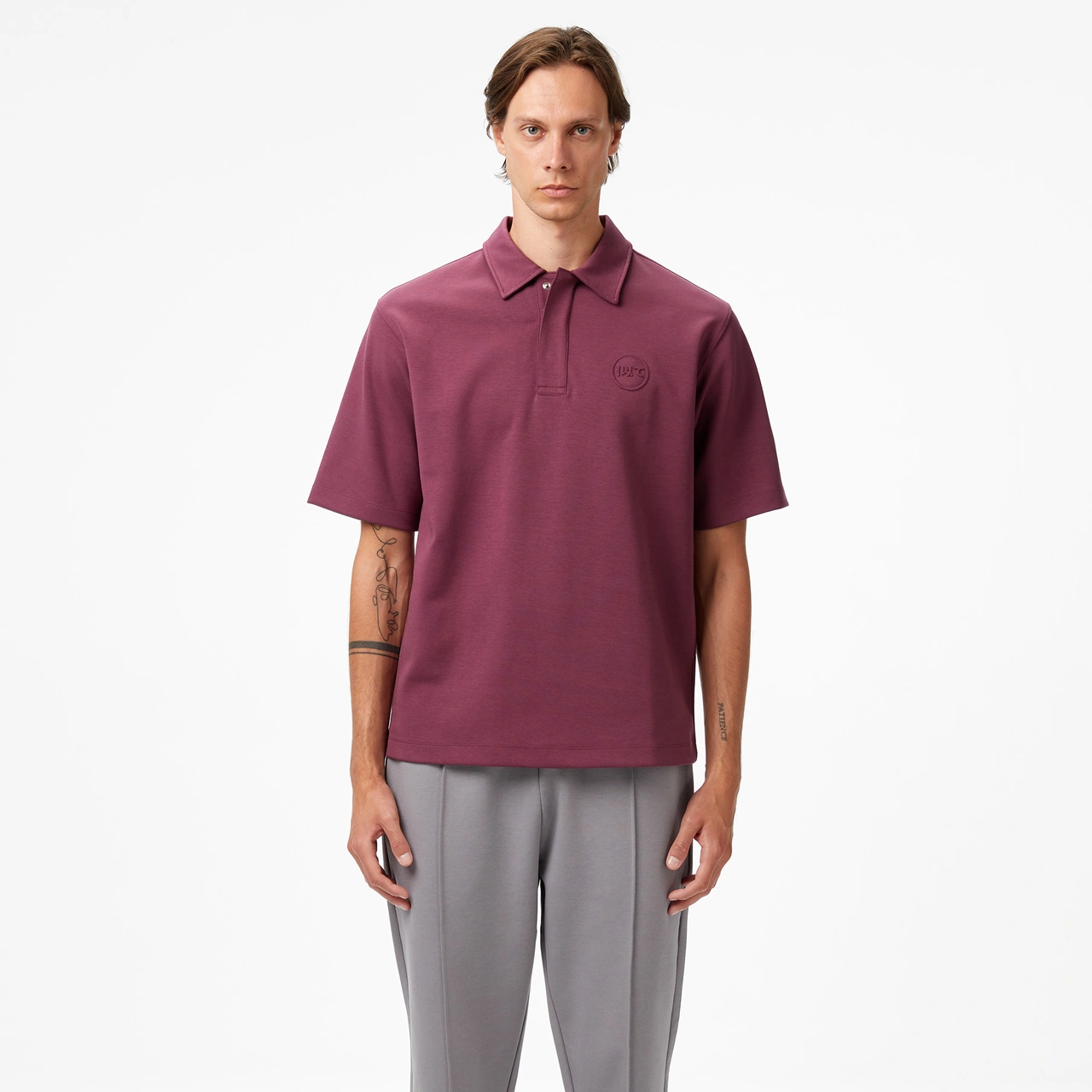 United4 Unıted4 Classic Erkek Bordo Polo Zoku Bordo