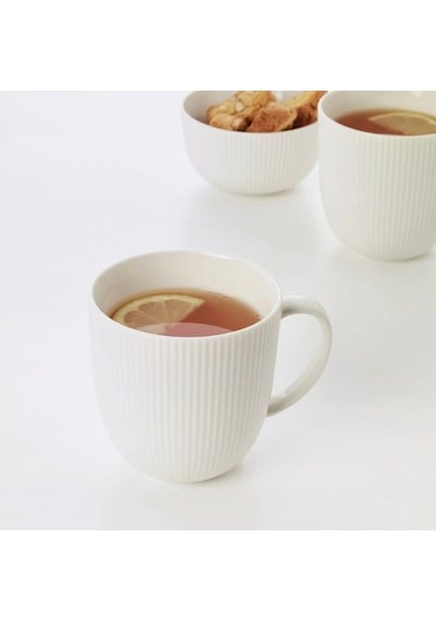 Ikea Ofantlıgt Porselen Kupa 9 Cm 310 Ml Beyaz 1 Parça
