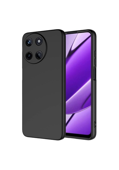 Realme 11 4g Kılıf Yumuşak Silikon Kamera Korumalı Lansman Pazarplus Lila