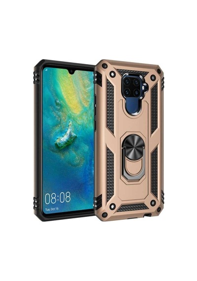Huawei Mate 30 Lite Kılıf Yüzüklü Zırh Tank Vega