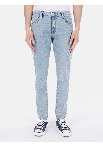 Colin's Colins 041 Danny Dar Kesim Düşük Bel Düz Paça Mavi Erkek Pantolon Cl1069460 Q1.v1 Dn43406 Denim