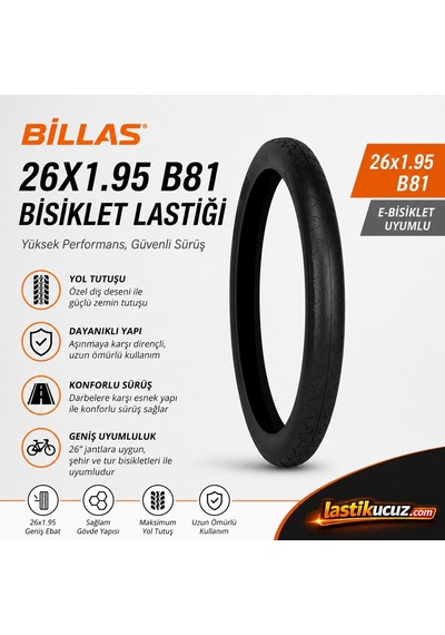 Billas 26x1,95 B81 Bisiklet Lastiği