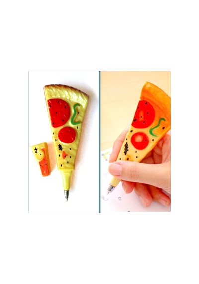 Omeniv Vintage Tasarım Pizza Tükenmez Kalem