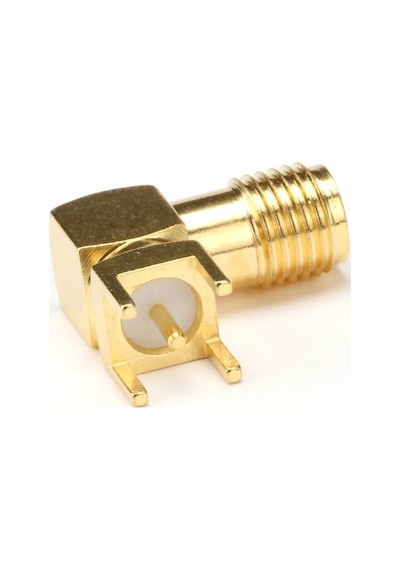 SMA PCB Tip Soket 90 Derece SMA-KWE GSM GPS GPRS RF Anten Soketi