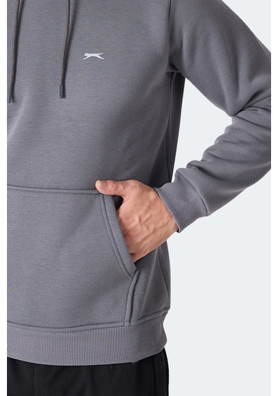 Slazenger Moonlıght I Erkek Gri Sweatshirt Gri
