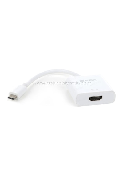 Dark Usb 3.1 Type-C' Den 4K (30Hz) Uhd Hdmi Adaptörü DK AC U31XHD