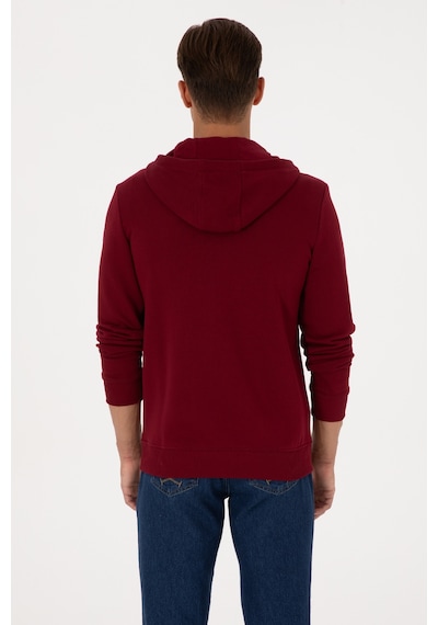 U.s. Polo Assn. Erkek Bordo Hırka Örme 50307765-vr014 Bordo