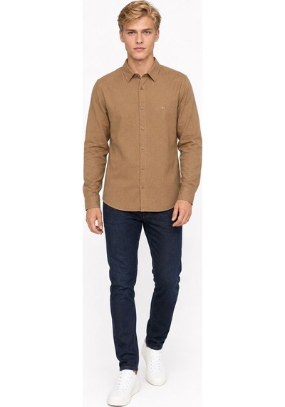 Loft Regular Fit Erkek Gömlek U.kol Lf2043732 Q1.v1 Light Brown