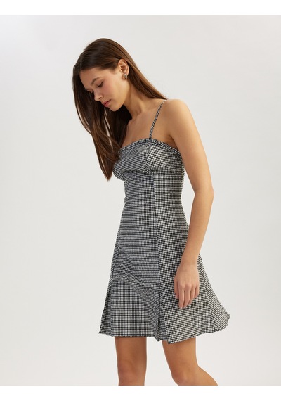 Koton İnce Askılı Kolsuz Ekoseli Bodycon Mini Elbise Siyah Ekose 5sal80013ıw Siyah Ekoseli Koton İnce Askılı Kolsuz Ekoseli Bodycon Mini Elbise Siyah Ekose 5sal80013ıw Siyah Ekoseli