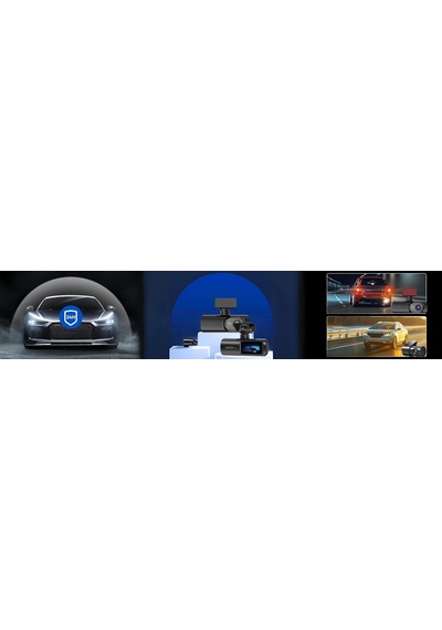 Hakopro 3840 2160p Ön Ve Arka Kameralı 1.5 Ips Hd Ekran, Wifi Ve Ultra Geniş Açılı Uhd 4k Akıllı Araç Kamerası Cmr110 Sku: Smg8690010100269