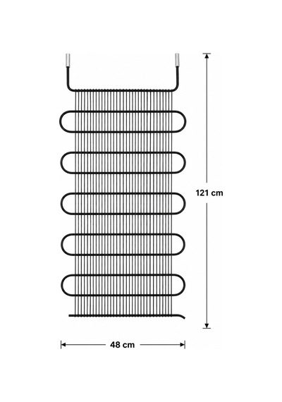 Buzdolabı Kondenser Teli 64 121 Cm Siyah