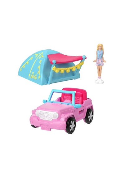 Mattel Mate-hyf38 Mini Barbieland Araçlar Kamp Aracı Hyf43