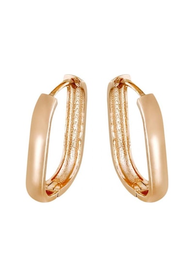Altın Kare Küpe T075937 Rose Gold