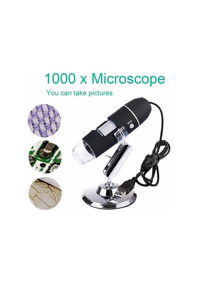 Type-c Micro Otg'li 1000x 8 Led Dijital Microscobe Al4076