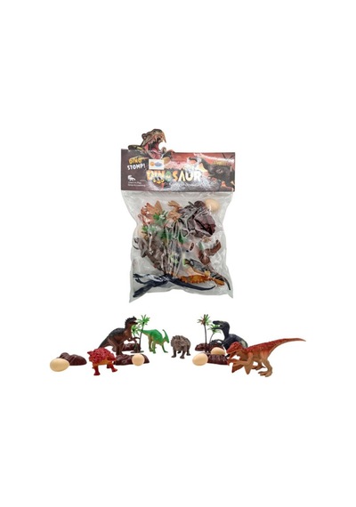 Dinozor Oyuncak Seti Çok Parçalı Dinozor Figürleri Yumurtalı Eğitici Oyun Seti