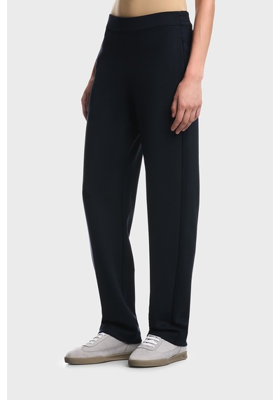 Emporio Armani Logolu Cepli Düz Paça Pantolon Kadın Pantolon Ew004728 Af25831 Mb136 Lacivert