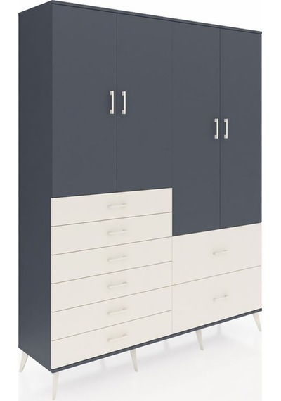 Hyperion Gardrop 7 Raflı 8 Çekmeceli 4 Kapaklı 176x44x221 Antrasit-antrasit/aytaşı Antrasit/aytaşı Hyperion Gardrop 7 Raflı 8 Çekmeceli 4 Kapaklı 176x44x221 Antrasit-antrasit/aytaşı Antrasit/aytaşı