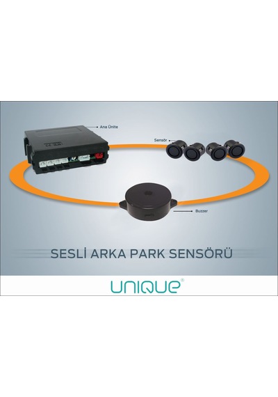 Unique Park Sensörü Ses Ikazlı Tip 19 Mm Beyaz Sensör