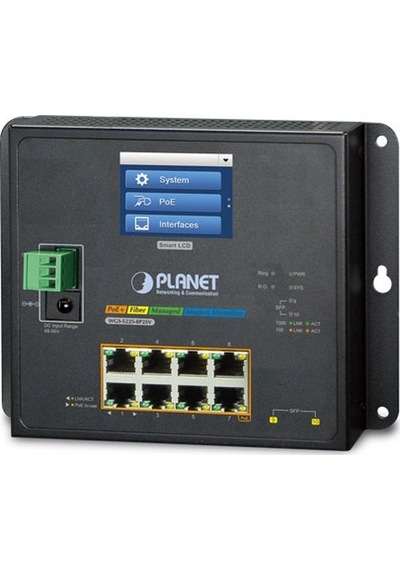Planet Pl-Wgs-5225-8P2Sv Endüstriyel Duvar Tip L2+ Yönetilebilir