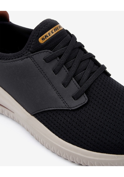 Skechers Delson 3.0 - Mooney Erkek Siyah Günlük Ayakkabı 210239 Blk Siyah