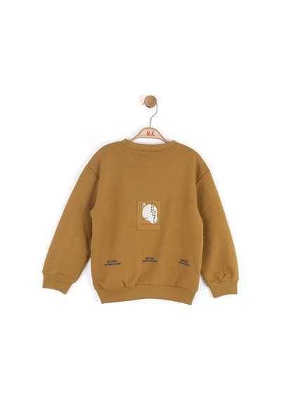 Xo Kids Erkek Çocuk Swaetşirt 4-8 Yaş 49509 Hardal