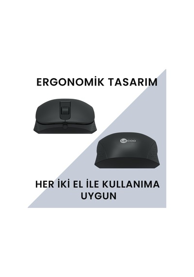 Ms102 Usb Kablolu 2400dpı 4 Tuşlu Mouse -sessiz Pc, Mac, Dizüstü Bilgisayar İçin, Windows, Linux Ve Mac İle Uyumlu Sağ Ve Sol Elle Kullanıma Uygun, 99gr Hafif Optik Mouse Siyah
