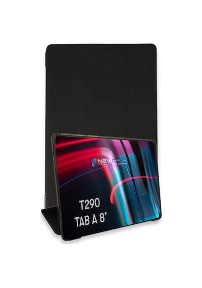 Samsung Galaxy Uyumlu, T290 Tab A 8 Kılıf Tablet Smart Kılıf - Siyah