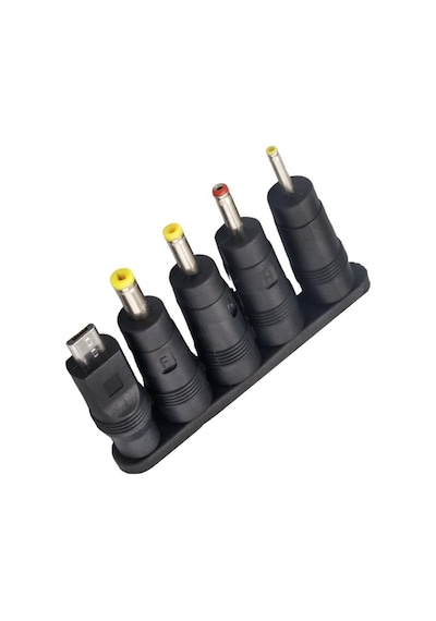 Çoklu Yedek Adaptör Uç Çevirici 2.5x0.7mm - 4.8x1.7mm - 3.0x1.1mm - 4.0x1.7mm - Micro Usb